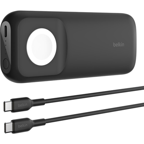 Belkin-BoostCharge-Pro-powerbanka-pro-Apple-Watch-USB-C-10000mAh-cerna