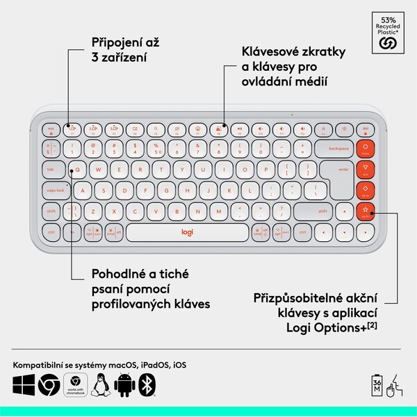 Logitech-POP-ICON-KEYS-US-klavesnice-bila