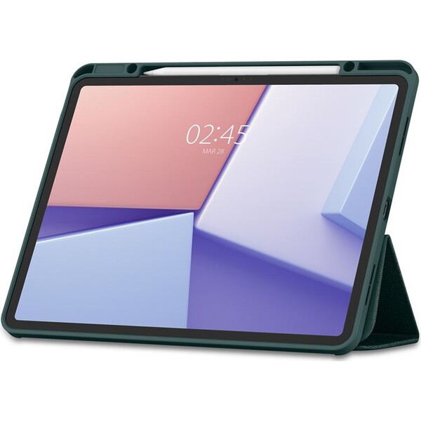 Spigen-Urban-Fit-pouzdro-iPad-Air-13-2024-2026-pulnocne-zelene
