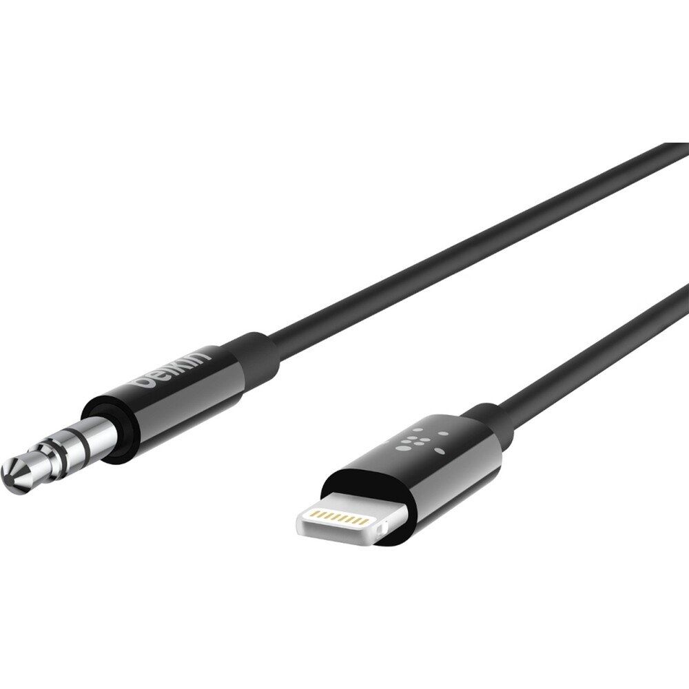 Belkin-Lightning-3-5mm-kabel-0-9m-cerny