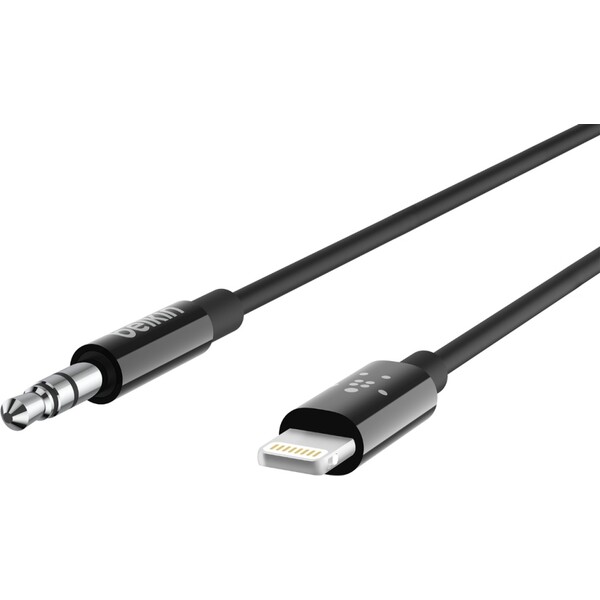 Belkin-Lightning-3-5mm-kabel-0-9m-cerny
