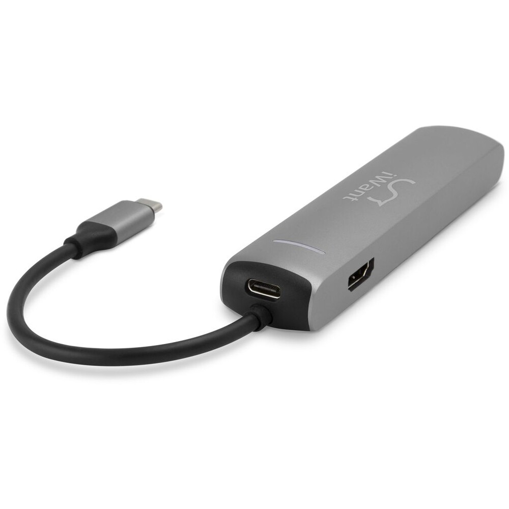 iWant-SLIM-USB-C-HUB-s-3x-USB-3-1-HDMI-Ethernet-USB-C-stribrny