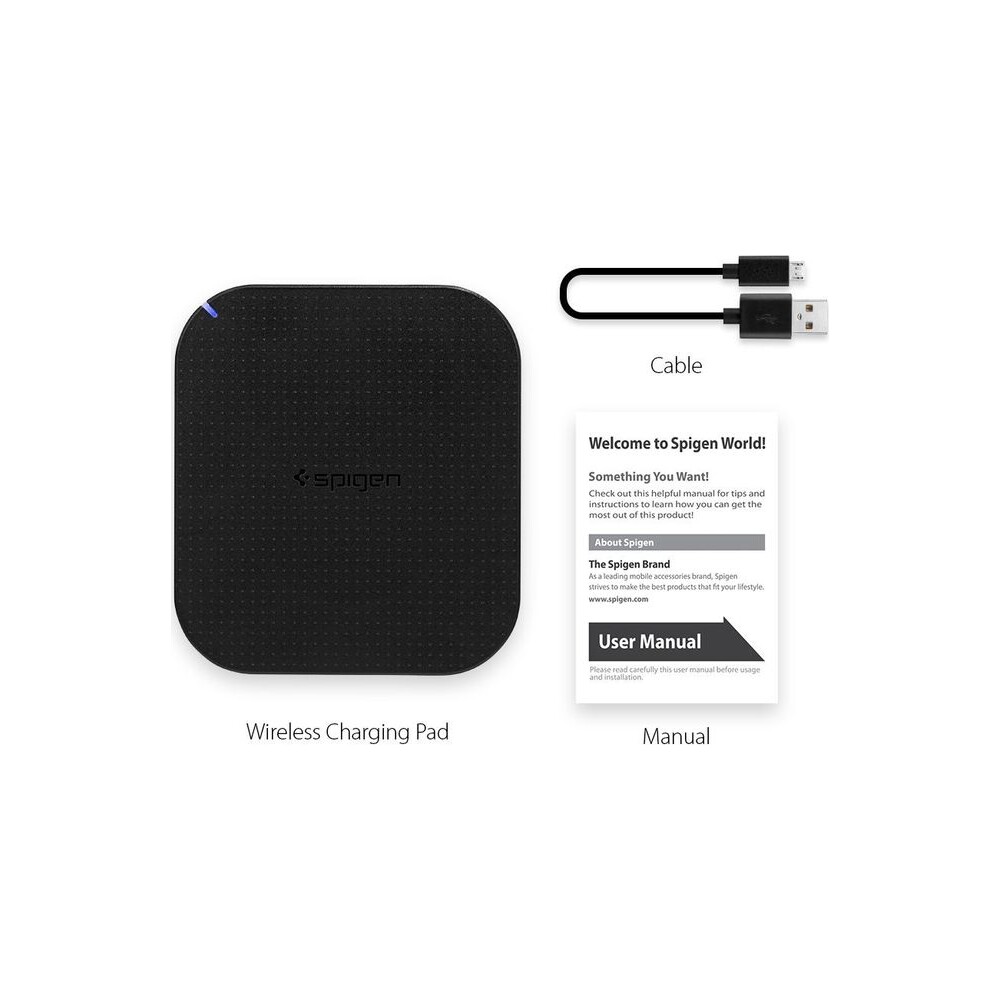 Spigen-Essential-F302W-bezdratova-nabijecka-cerna