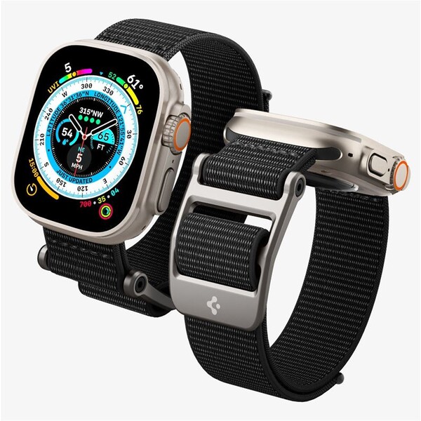 Spigen-DuraPro-Flex-reminek-Apple-Watch-49-45-44-42mm-cerny