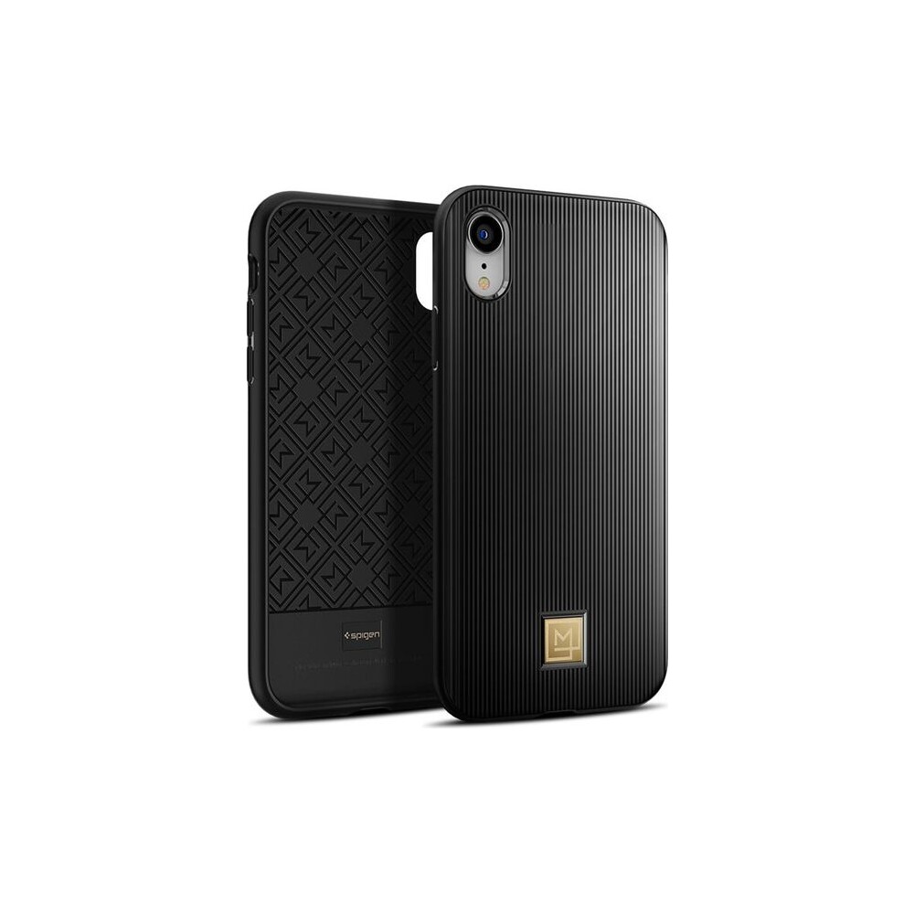 Spigen-La-Manon-Classy-kryt-Apple-iPhone-XR-cerny