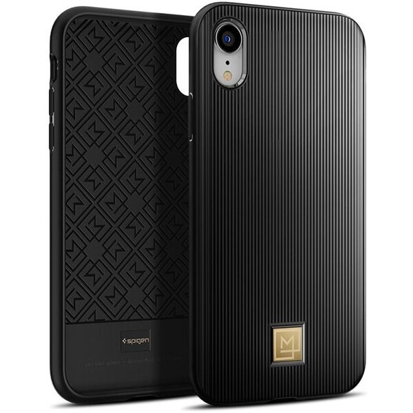 Spigen-La-Manon-Classy-kryt-Apple-iPhone-XR-cerny