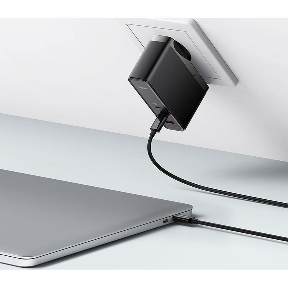 Baseus-GaN5-Pro-rychlonabijecka-140W-2x-USB-C-1x-USB-cerna
