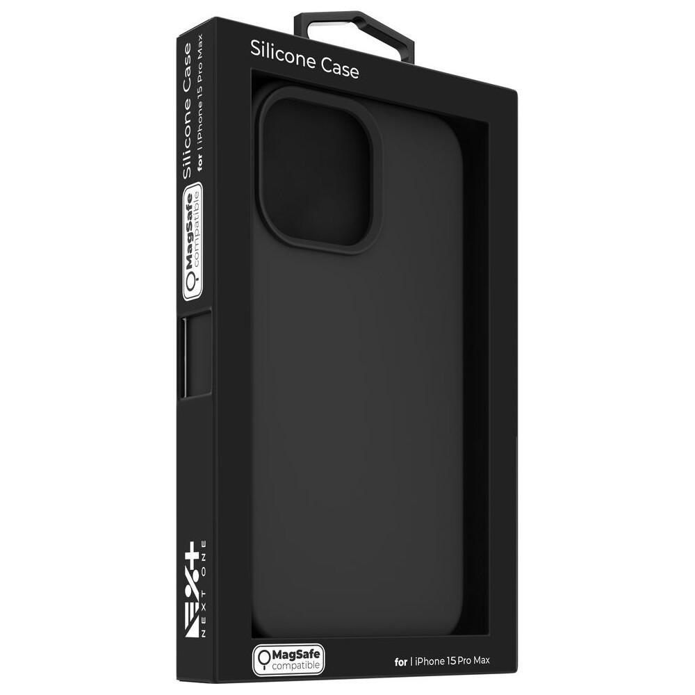 Next-One-silikonovy-kryt-s-MagSafe-iPhone-15-Pro-Max-cerny