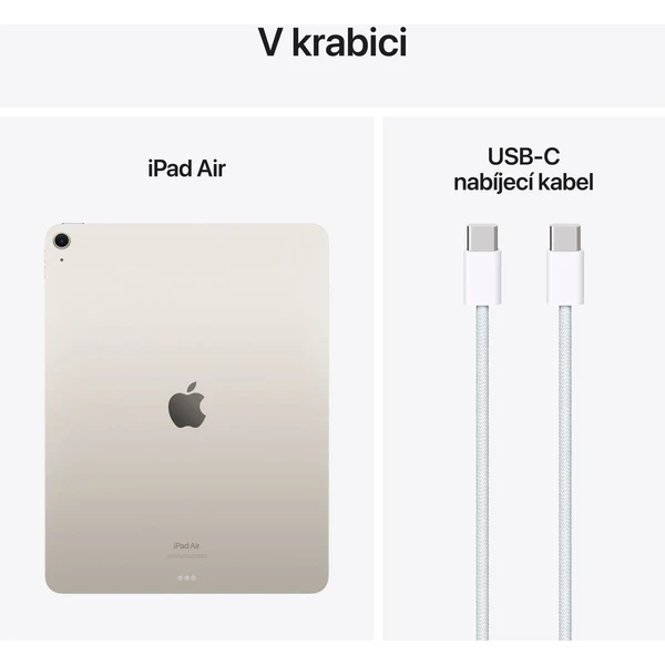 Apple iPad Air 13" 1TB Wi-Fi hvězdně bílý (2024)  - Tablety - Obrázek 6O84000J01
