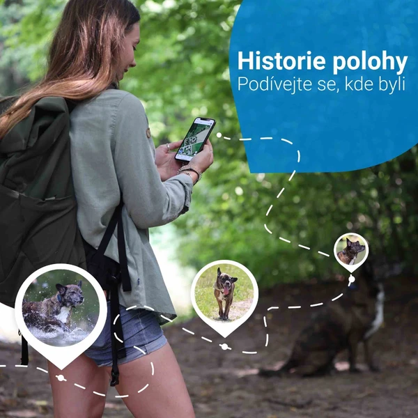 Tractive GPS DOG 4 tracker polohy a aktivity pro psy černý - GPS moduly - Obrázek 6P2X600301