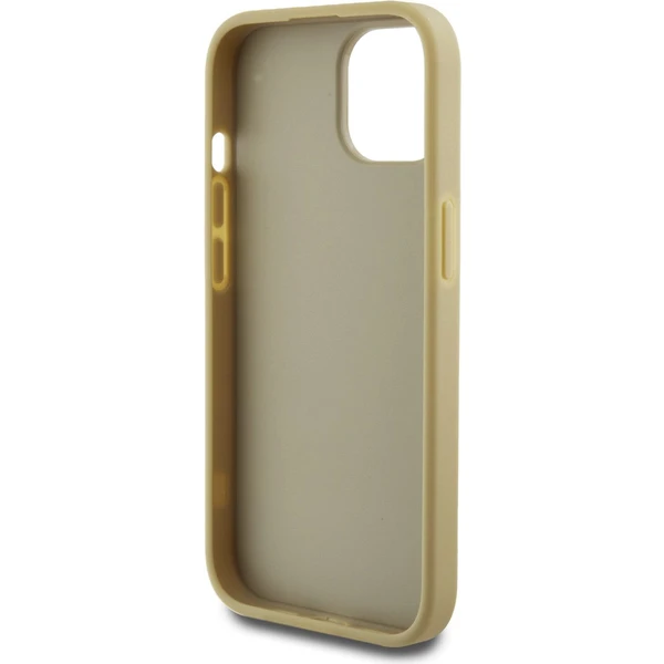 Guess PU Fixed Glitter 4G Metal Logo kryt iPhone 15 zlatý - Pouzdra - Obrázek 6RX4000701