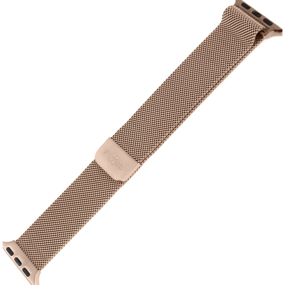 FIXED-Mesh-Strap-sitovy-nerezovy-reminek-Apple-Watch-38-40-41mm-ruzove-zlaty