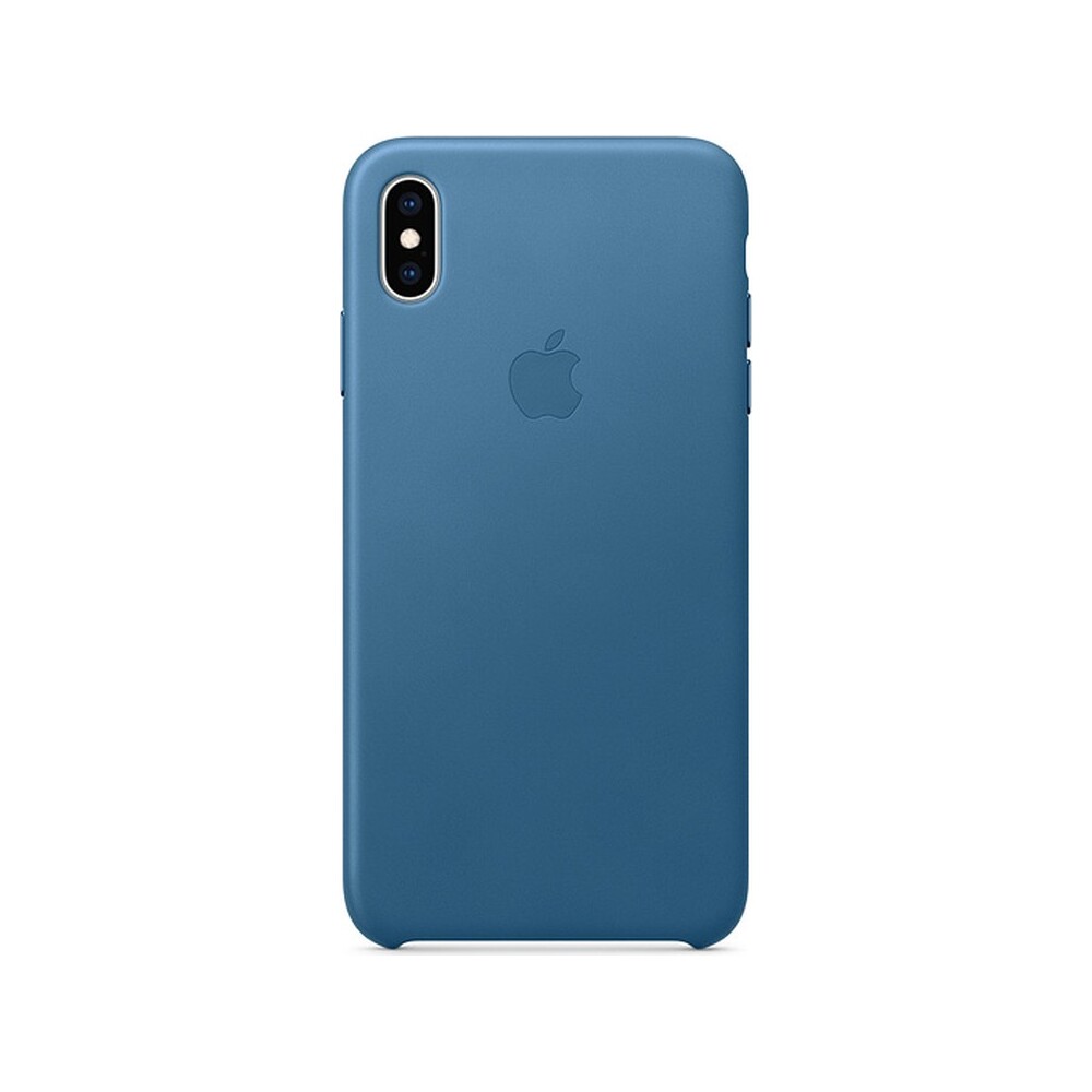 Apple-kozene-pouzdro-iPhone-XS-Max-modrosede