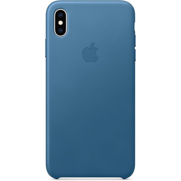 Apple-kozene-pouzdro-iPhone-XS-Max-modrosede