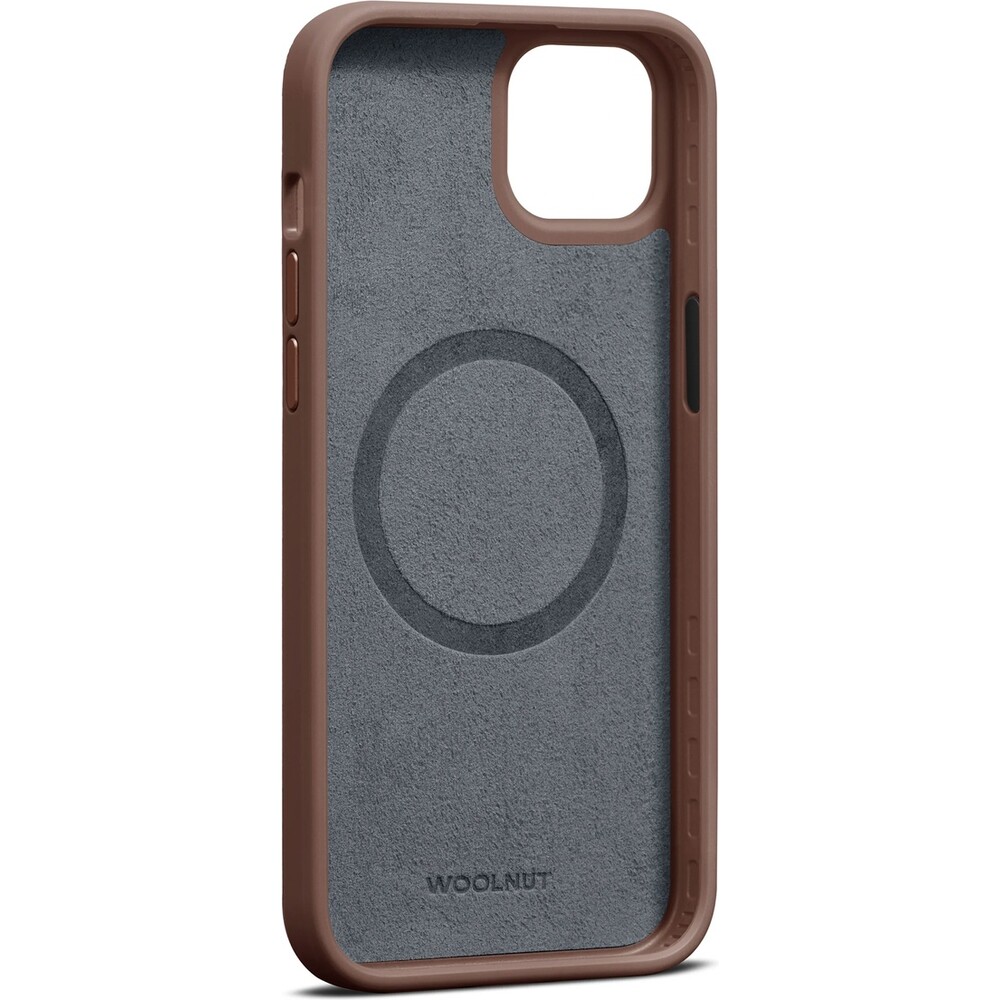 Woolnut-MagSafe-kozeny-kryt-pro-iPhone-15-Plus-hnedy