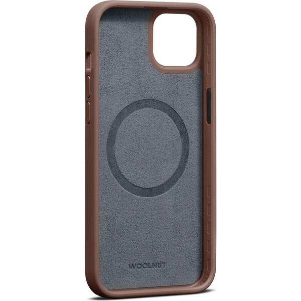 Woolnut-MagSafe-kozeny-kryt-pro-iPhone-15-Plus-hnedy