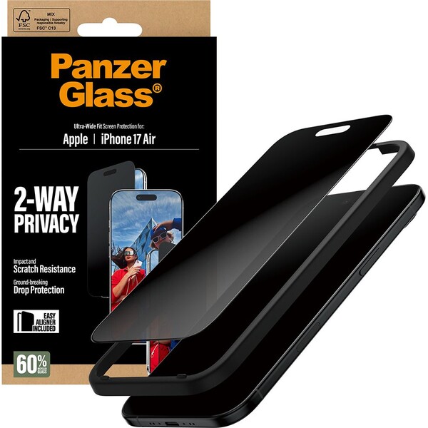 PanzerGlass-Privacy-sklo-Apple-iPhone-Air-s-instalacnim-rameckem