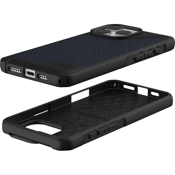 UAG-Metropolis-LT-Magsafe-Kevlar-kryt-iPhone-16-Pro-Max-tmave-modry