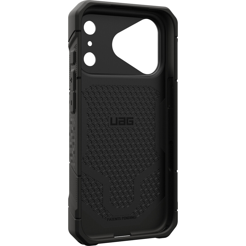 UAG-Monarch-Pro-MagSafe-Titanium-kryt-iPhone-18-Pro-17-Pro-stribrny