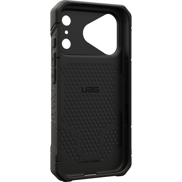 UAG-Monarch-Pro-MagSafe-Titanium-kryt-iPhone-18-Pro-17-Pro-stribrny