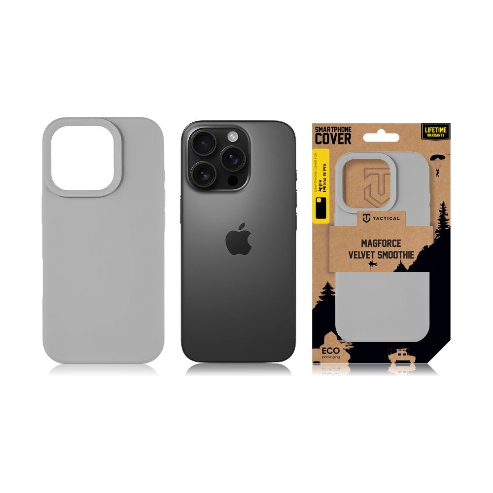 Tactical-MagForce-Velvet-Smoothie-Kryt-pro-Apple-iPhone-16-Pro-Foggy