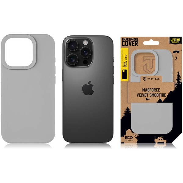 Tactical-MagForce-Velvet-Smoothie-Kryt-pro-Apple-iPhone-16-Pro-Foggy