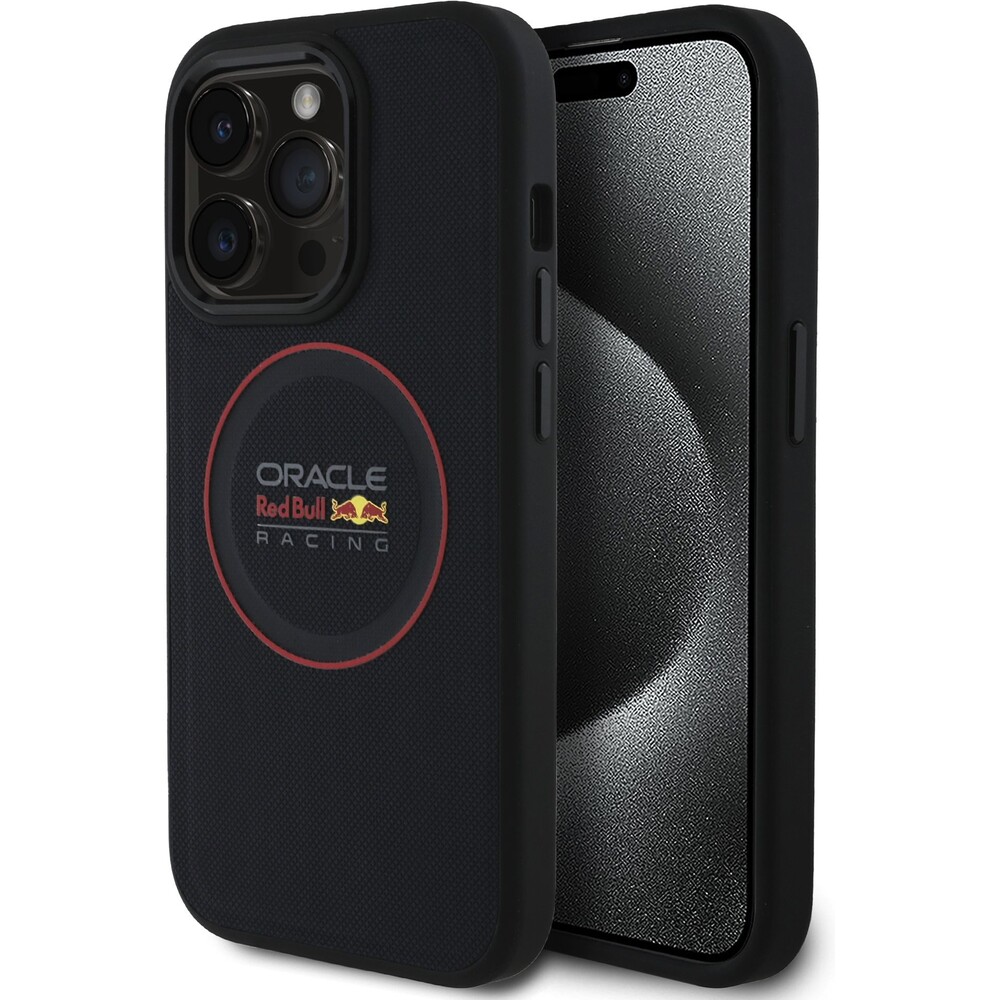Oracle-Red-Bull-Racing-PU-Leather-Red-Ring-MagSafe-kryt-pro-iPhone-14-Pro-modry