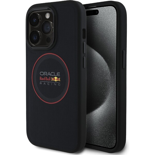Oracle-Red-Bull-Racing-PU-Leather-Red-Ring-MagSafe-kryt-pro-iPhone-14-Pro-modry