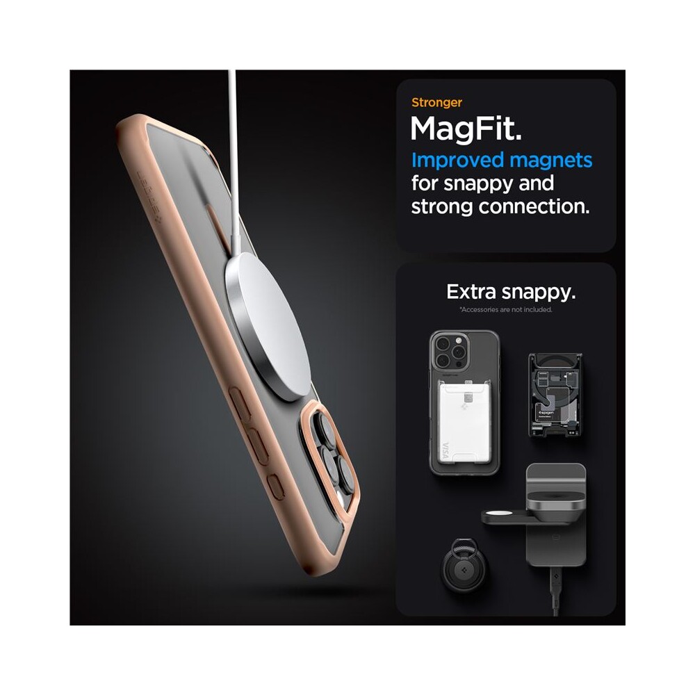 Spigen-Ultra-Hybrid-MagSafe-kryt-iPhone-16-Pro-Max-rose-titanium