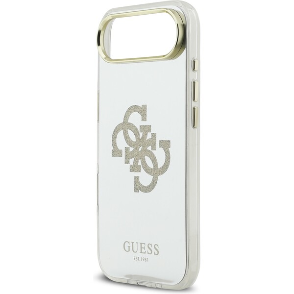 Guess-PC-TPU-Mirror-4G-Glitter-Logo-MagSafe-kryt-iPhone-Air-zlaty