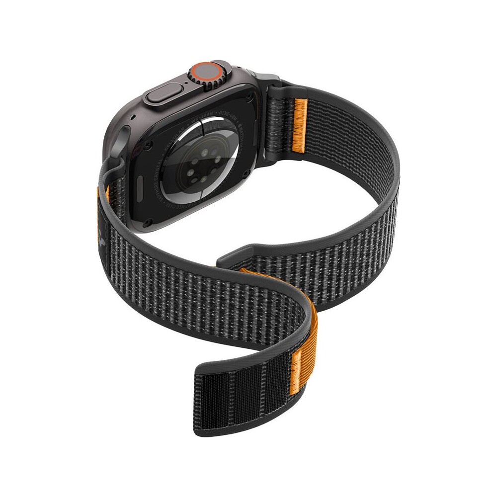 Spigen-Athlex-Air-2-Active-reminek-Apple-Watch-49-46-45-44mm-cerny-oranzovy