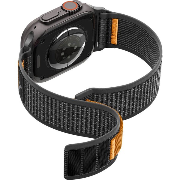 Spigen-Athlex-Air-2-Active-reminek-Apple-Watch-49-46-45-44mm-cerny-oranzovy