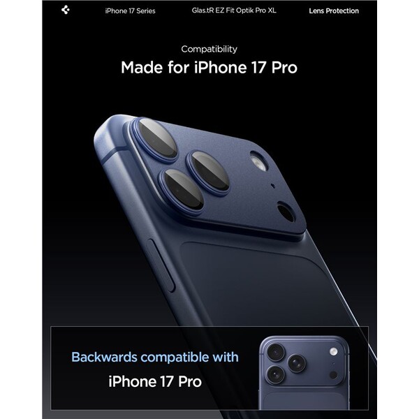 Spigen-Glass-tR-EZ-Fit-Optik-Pro-XL-sklo-na-fotoaparat-iPhone-17-Pro-tmave-modre