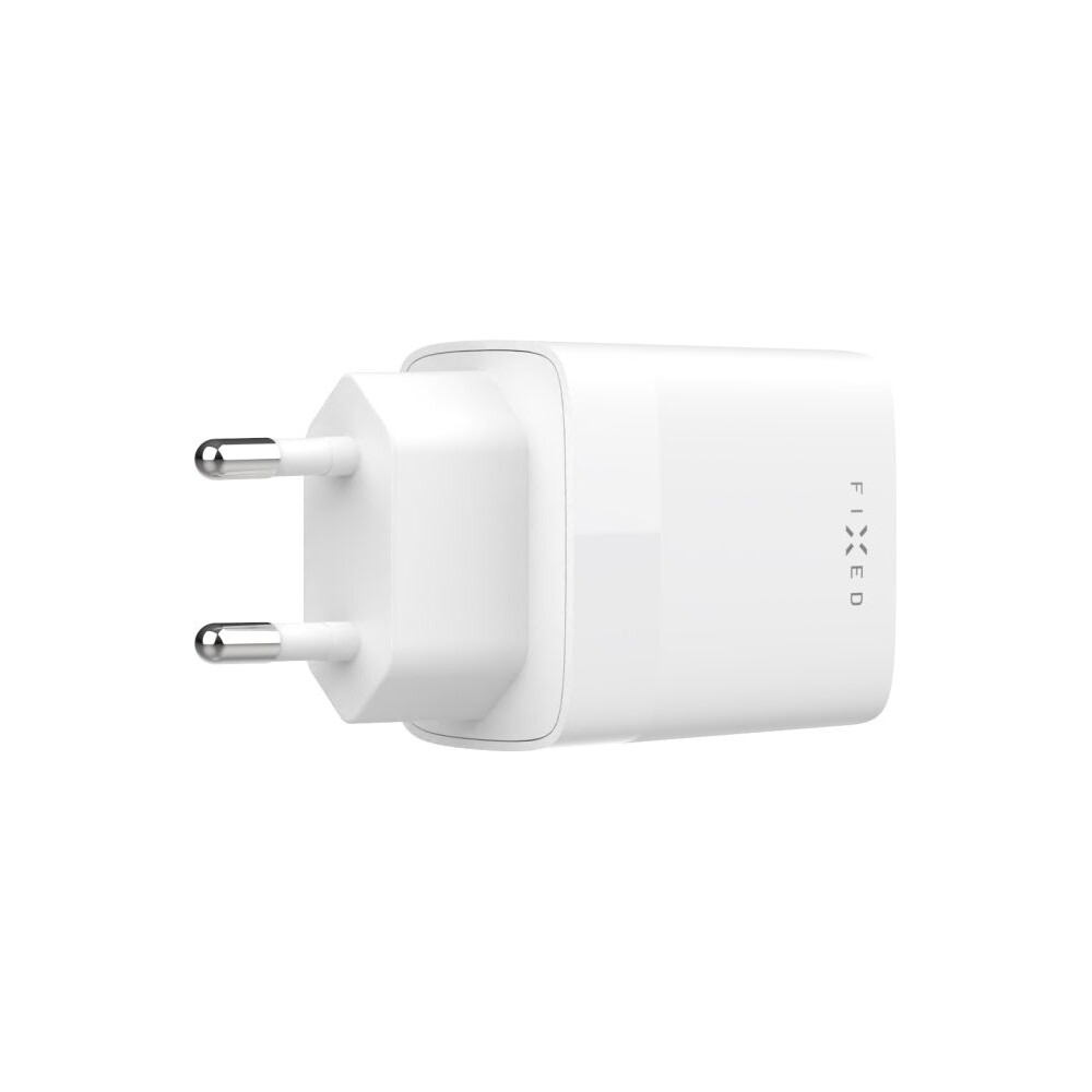 FIXED-USB-C-PD-sitova-nabijecka-30W-bila