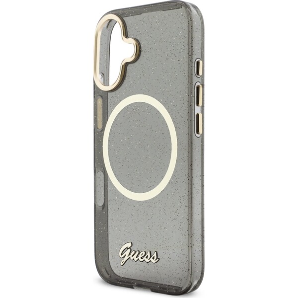 Guess-IML-Glitter-Script-Strap-MagSafe-kryt-iPhone-17-cerny