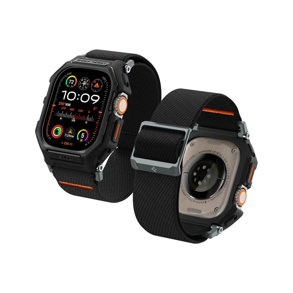 Spigen-Lite-Fit-Pro-reminek-Apple-Watch-Ultra-3-2-1-49mm-matne-cerny