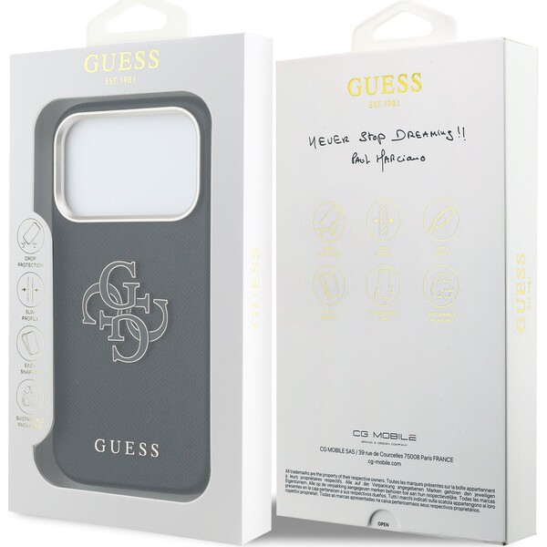 Guess-PU-Resin-Logo-kryt-iPhone-17-Pro-Max-cerny