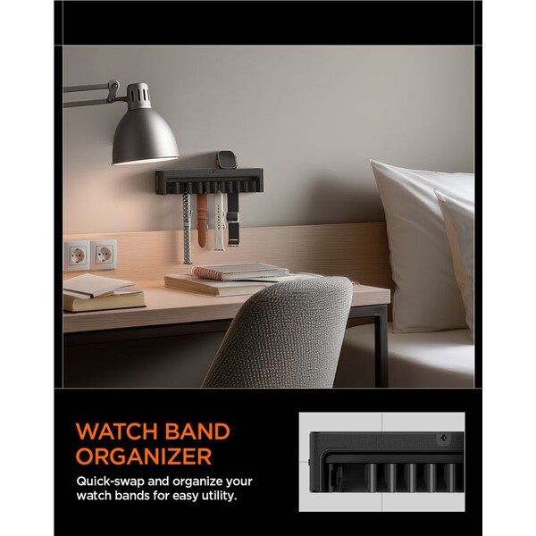Spigen-Apple-Watch-Band-Organizer-na-reminky-S341-cerny