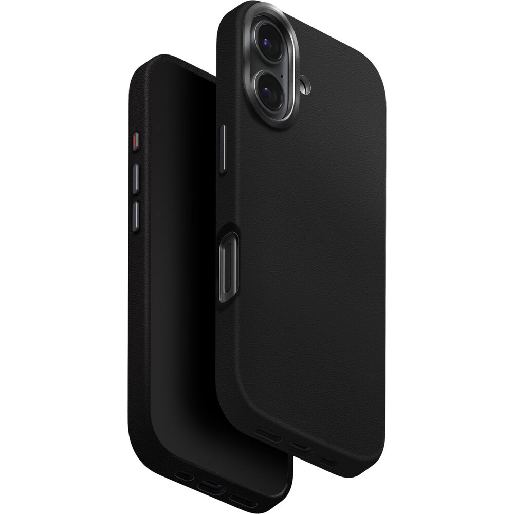 UNIQ-Lyden-Premium-Leatherette-MagClick-MagSafe-kryt-iPhone-17-Dallas-Black