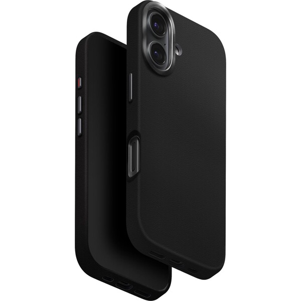 UNIQ-Lyden-Premium-Leatherette-MagClick-MagSafe-kryt-iPhone-17-Dallas-Black