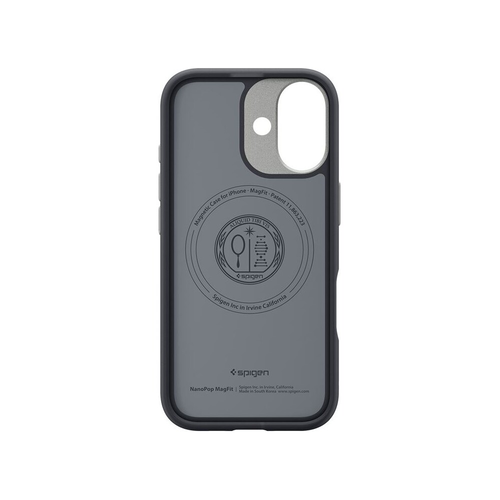 Spigen-Nano-Pop-MagSafe-kryt-iPhone-17-black-sesame