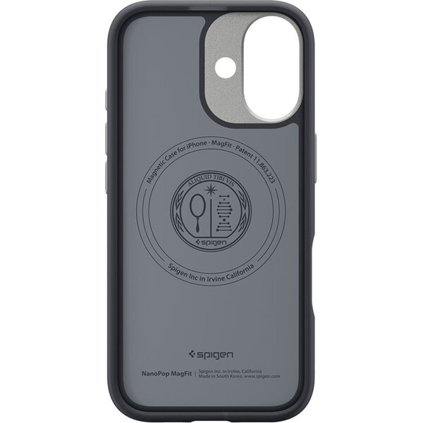 Spigen-Nano-Pop-MagSafe-kryt-iPhone-17-black-sesame