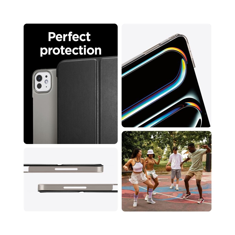 Spigen-Smart-Fold-pouzdro-iPad-Pro-13-2025-cerne