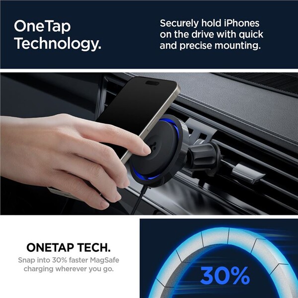 Spigen-OneTap-Pro-3-Cryomax-Air-Vent-MagSafe-drzak-do-auta-s-chlazenim-cerny