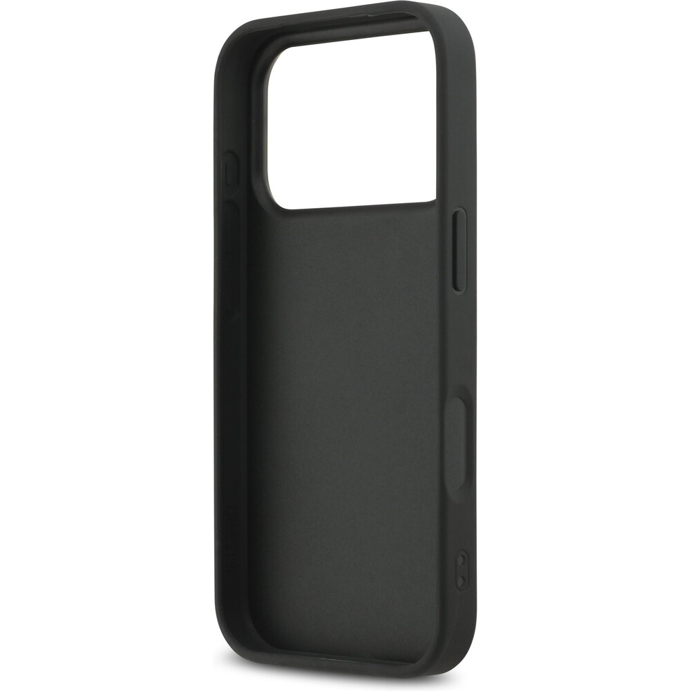 Karl-Lagerfeld-Fixed-Glitter-Metal-Ikonik-kryt-iPhone-17-Pro-cerny