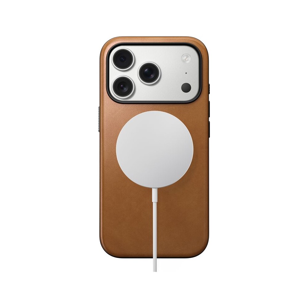 Nomad-Modern-Leather-Case-MagSafe-kozeny-kryt-iPhone-17-Pro-English-Tan