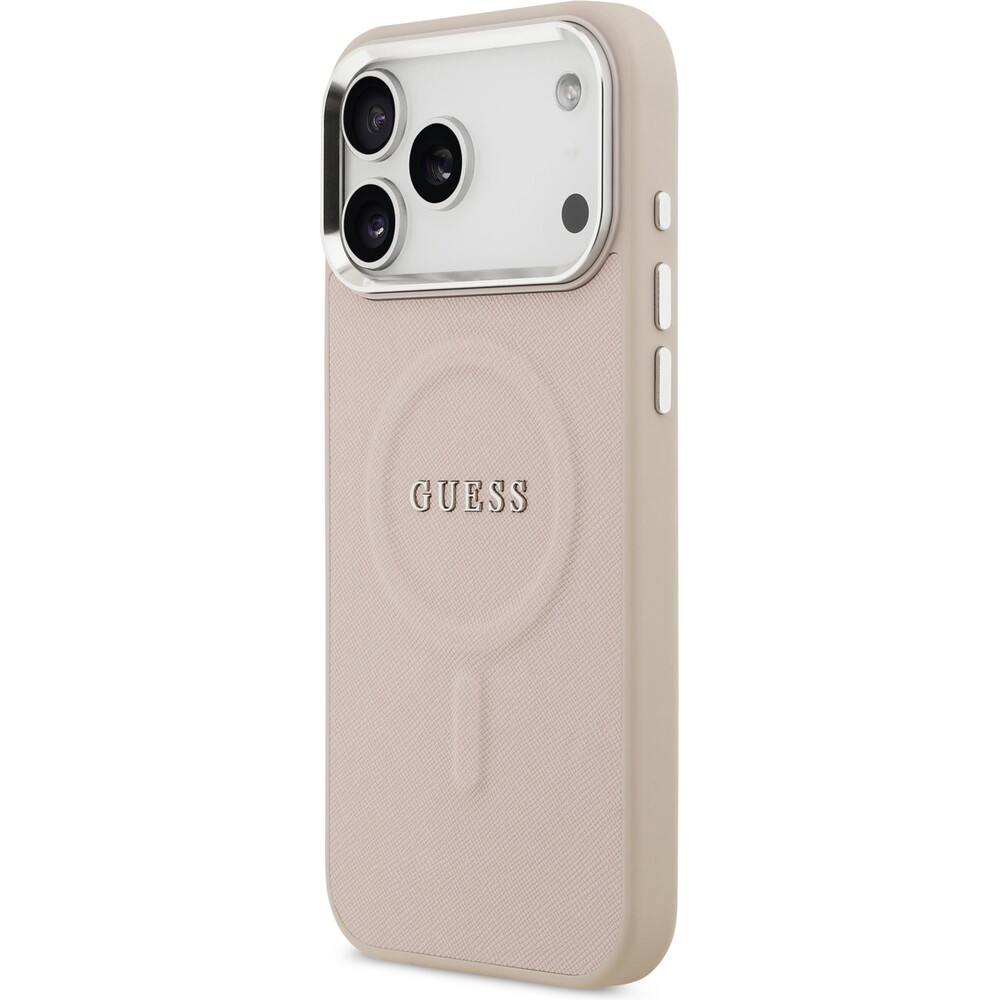 Guess-PU-Saffiano-MagSafe-kryt-iPhone-17-Pro-Max-ruzovy