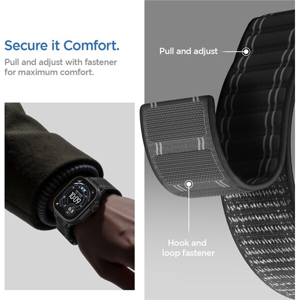 Spigen-Fabric-Band-reminek-hook-and-loop-Apple-Watch-49-46-45-44mm-cerny