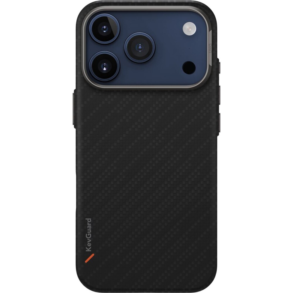 UNIQ-Keva-Edge-MagClick-MagSafe-kryt-iPhone-17-Pro-Carbon-Black