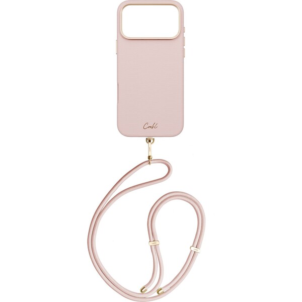 UNIQ-Coehl-Mirelle-MagSafe-kryt-s-poutkem-iPhone-17-Pro-Max-Shell-Pink